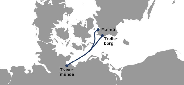 Fähre nach Schweden von Travemünde nach Malmö und Trelleborg